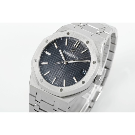 Audemars Piguet-Royal Oak 41mm 15500 SS/SS Blue/Stk APSF A4302 Super Clone