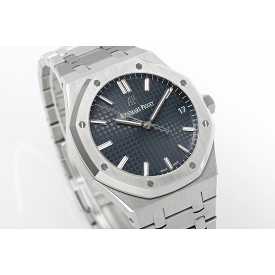Audemars Piguet-Royal Oak 41mm 15500 SS/SS Blue/Stk APSF A4302 Super Clone