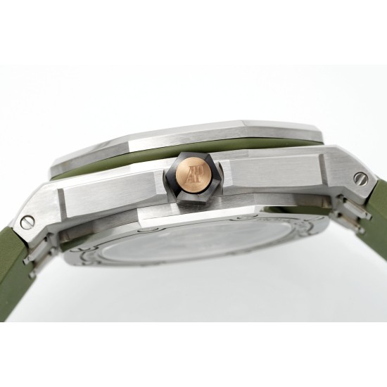 Audemars Piguet-Royal Oak Offshore Diver 15720 42mm SS/RU Green/Stk APS A4308 Super Clone