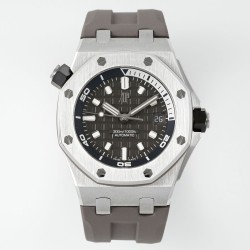 Audemars Piguet-Royal Oak Offshore Diver 15720 42mm SS/RU Grey/Stk APS A4308 Super Clone