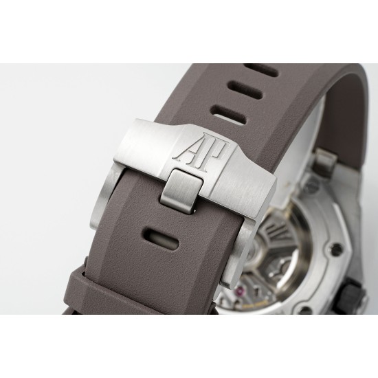 Audemars Piguet-Royal Oak Offshore Diver 15720 42mm SS/RU Grey/Stk APS A4308 Super Clone