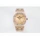 Audemars Piguet-Royal Oak Ladies 67651 33mm Dia RG/RG Gold ZF Swiss Qtz