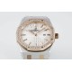 Audemars Piguet-Royal Oak Ladies 33mm 67651 Dia RG/SS White ZF Swiss Qtz