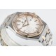 Audemars Piguet-Royal Oak Ladies 33mm 67651 Dia RG/SS White ZF Swiss Qtz