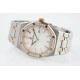 Audemars Piguet-Royal Oak Ladies 33mm 67651 Dia RG/SS White ZF Swiss Qtz