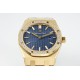 Audemars Piguet-Royal Oak Ladies 67651 33mm Dia RG/RG Blue ZF Swiss Qtz