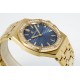 Audemars Piguet-Royal Oak Ladies 67651 33mm Dia RG/RG Blue ZF Swiss Qtz