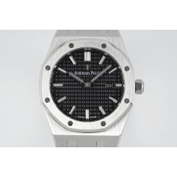 Audemars Piguet-Royal Oak Ladies 67650 33mm SS/SS Black ZF Swiss Qtz