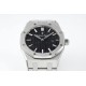 Audemars Piguet-Royal Oak Ladies 67650 33mm SS/SS Black ZF Swiss Qtz