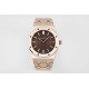 Audemars Piguet-Royal Oak Ladies 67650 33mm RG/RG Brown ZF Swiss Qtz