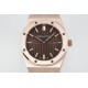 Audemars Piguet-Royal Oak Ladies 67650 33mm RG/RG Brown ZF Swiss Qtz