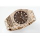 Audemars Piguet-Royal Oak Ladies 67650 33mm RG/RG Brown ZF Swiss Qtz