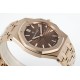 Audemars Piguet-Royal Oak Ladies 67650 33mm RG/RG Brown ZF Swiss Qtz