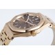 Audemars Piguet-Royal Oak Ladies 67650 33mm RG/RG Brown ZF Swiss Qtz