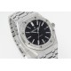 Audemars Piguet-Royal Oak 15410 Frosted SS/SS Black/Stk APSF SA3120 Super Clone