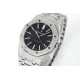 Audemars Piguet-Royal Oak 15410 Frosted SS/SS Black/Stk APSF SA3120 Super Clone