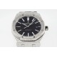 Audemars Piguet-Royal Oak 15410 Frosted SS/SS Black/Stk APSF SA3120 Super Clone