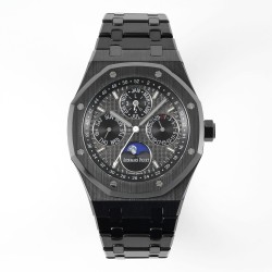 Audemars Piguet-Royal Oak Perpetual Cal 26579 Cer/Cer Blk/Stk APSF V2 A5134(CHS)