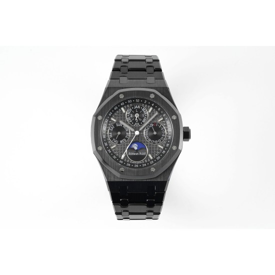 Audemars Piguet-Royal Oak Perpetual Cal 26579 Cer/Cer Blk/Stk APSF V2 A5134(CHS)