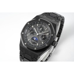 Audemars Piguet-Royal Oak Perpetual Cal 26579 Cer/Cer Blk/Stk APSF V2 A5134(CHS)