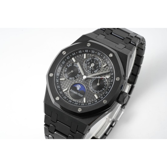 Audemars Piguet-Royal Oak Perpetual Cal 26579 Cer/Cer Blk/Stk APSF V2 A5134(CHS)