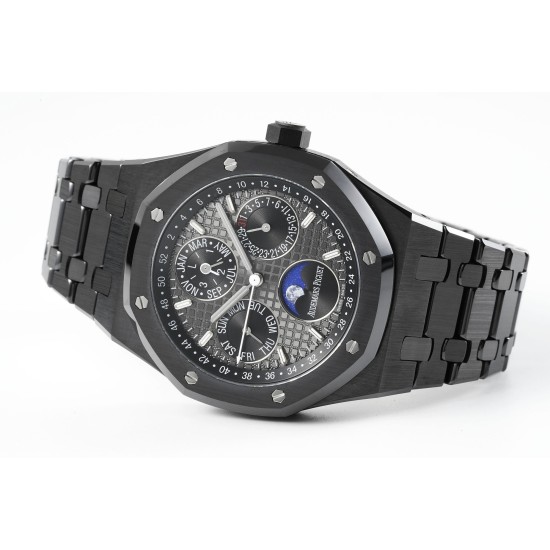 Audemars Piguet-Royal Oak Perpetual Cal 26579 Cer/Cer Blk/Stk APSF V2 A5134(CHS)