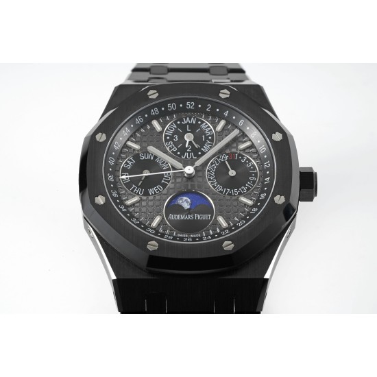 Audemars Piguet-Royal Oak Perpetual Cal 26579 Cer/Cer Blk/Stk APSF V2 A5134(CHS)