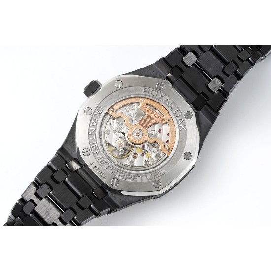 Audemars Piguet-Royal Oak Perpetual Cal 26579 Cer/Cer Blk/Stk APSF V2 A5134(CHS)