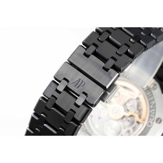 Audemars Piguet-Royal Oak Perpetual Cal 26579 Cer/Cer Blk/Stk APSF V2 A5134(CHS)