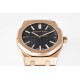 Audemars Piguet-Royal Oak 41mm 15500 RG/RG Black/Stk APSF A4302 Super Clone