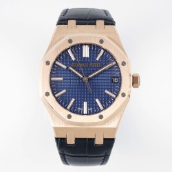 Audemars Piguet-Royal Oak 41mm 15510 RG/LE Blue/Stk APSF A4302 Super Clone