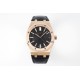 Audemars Piguet-Royal Oak 41mm 15510 RG/LE Black/Stk APSF A4302 Super Clone