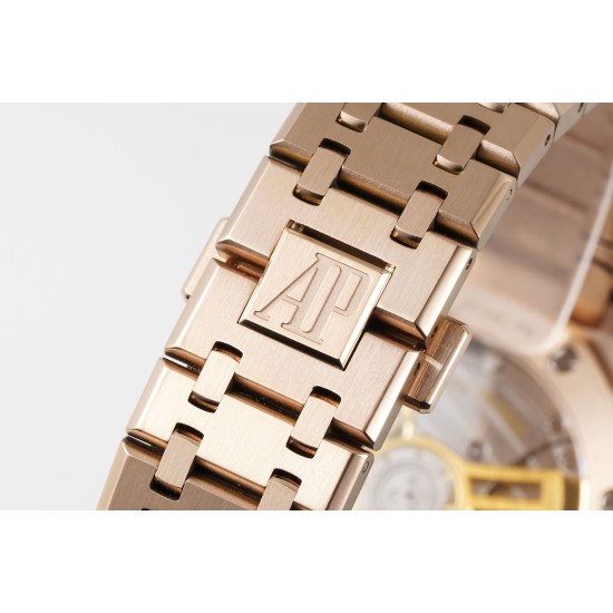 Audemars Piguet-Royal Oak 41mm 15510 RG/RG Blue/Stk APSF A4302 Super Clone