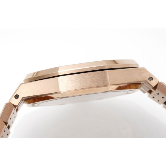 Audemars Piguet-Royal Oak 41mm 15510 RG/RG Blue/Stk APSF A4302 Super Clone