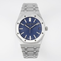 Audemars Piguet-Royal Oak 41mm 15510 SS/SS Blue/Stk APSF A4302 Super Clone