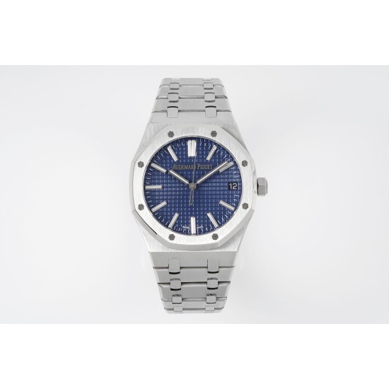 Audemars Piguet-Royal Oak 41mm 15510 SS/SS Blue/Stk APSF A4302 Super Clone
