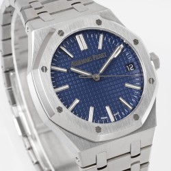 Audemars Piguet-Royal Oak 41mm 15510 SS/SS Blue/Stk APSF A4302 Super Clone