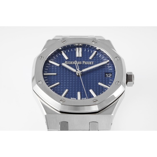 Audemars Piguet-Royal Oak 41mm 15510 SS/SS Blue/Stk APSF A4302 Super Clone