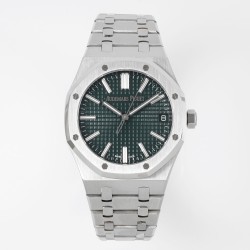 Audemars Piguet-Royal Oak 41mm 15510 SS/SS Green/Stk APSF A4302 Super Clone