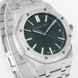 Audemars Piguet-Royal Oak 41mm 15510 SS/SS Green/Stk APSF A4302 Super Clone