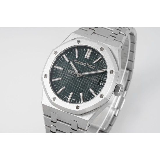 Audemars Piguet-Royal Oak 41mm 15510 SS/SS Green/Stk APSF A4302 Super Clone
