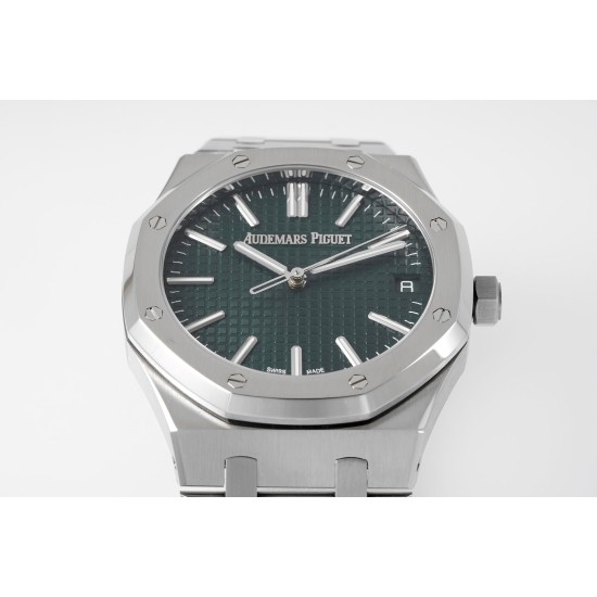 Audemars Piguet-Royal Oak 41mm 15510 SS/SS Green/Stk APSF A4302 Super Clone