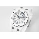 Audemars Piguet-Royal Oak Diver 15707 CER/RU White APSF SA3120 Super Clone