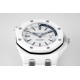Audemars Piguet-Royal Oak Diver 15707 CER/RU White APSF SA3120 Super Clone