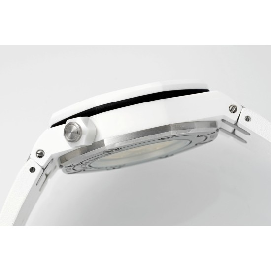 Audemars Piguet-Royal Oak Diver 15707 CER/RU White APSF SA3120 Super Clone