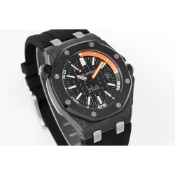 Audemars Piguet-Royal Oak Diver 15707 CER/RU Black APSF SA3120 Super Clone