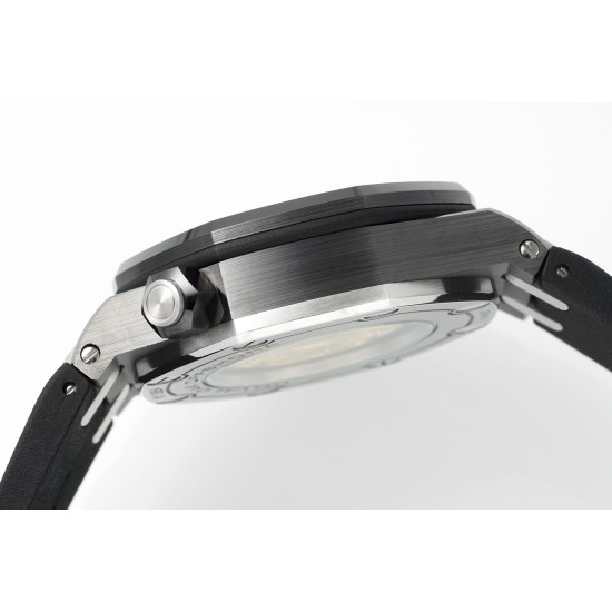 Audemars Piguet-Royal Oak Diver 15707 CER/RU Black APSF SA3120 Super Clone