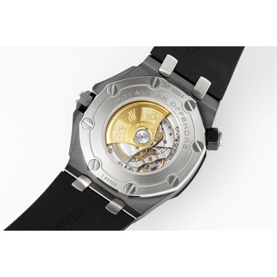 Audemars Piguet-Royal Oak Diver 15707 CER/RU Black APSF SA3120 Super Clone