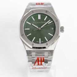 Audemars Piguet-Royal Oak 50th Anniverary 41mm 15510 SS/SS Green ORF SA4302 Super Clone