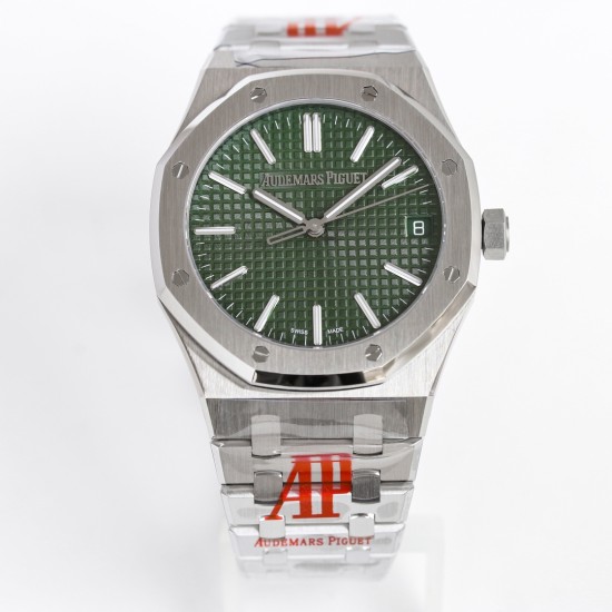 Audemars Piguet-Royal Oak 50th Anniverary 41mm 15510 SS/SS Green ORF SA4302 Super Clone